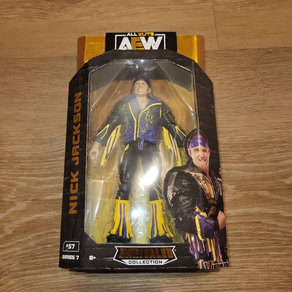 All Elite AEW Wrestling Series 7 Unrivaled Collection #57 Nick Jackon New